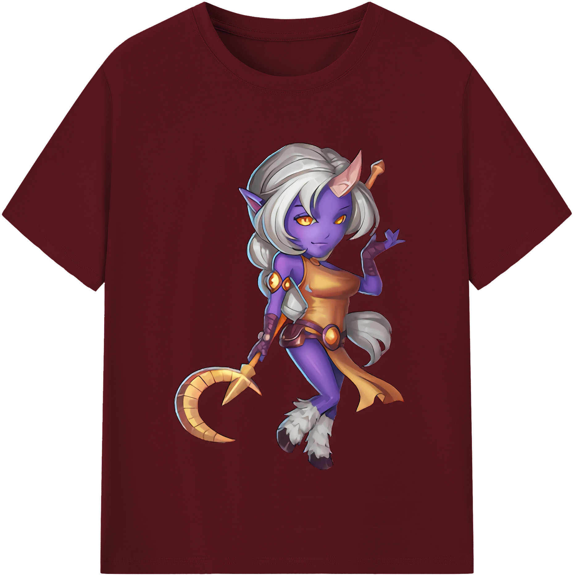 リーグ・オブ・レジェンド League of Legends LOL 綿100％半袖Tシャツ（フロントプリント）